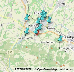 Mappa Via D. Bedroni, 42019 Scandiano RE, Italia (1.45455)