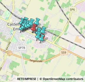 Mappa Via dei Calzolai, 41013 Castelfranco Emilia MO, Italia (0.7705)