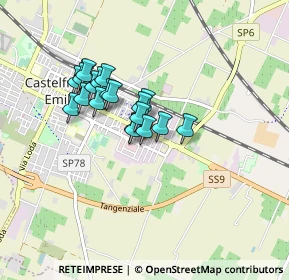 Mappa Via dei Calzolai, 41013 Castelfranco Emilia MO, Italia (0.654)