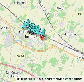 Mappa Via dei Calzolai, 41013 Castelfranco Emilia MO, Italia (1.18)