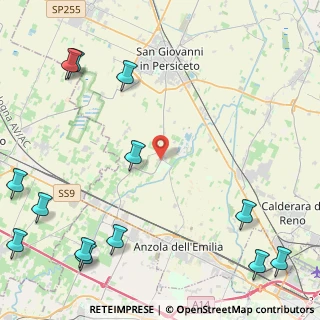 Mappa Via Saviolo, 40017 San Giovanni in Persiceto BO, Italia (6.83769)