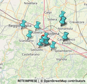 Mappa Via delle Radici, 41043 Casinalbo MO, Italia (10.94733)