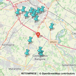 Mappa Str. Castelnuovo Rangone, 41126 Modena MO, Italia (4.835)