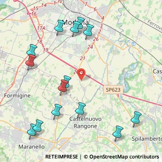 Mappa Str. Castelnuovo Rangone, 41126 Modena MO, Italia (5.49357)