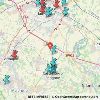 Mappa Str. Castelnuovo Rangone, 41126 Modena MO, Italia (5.921)