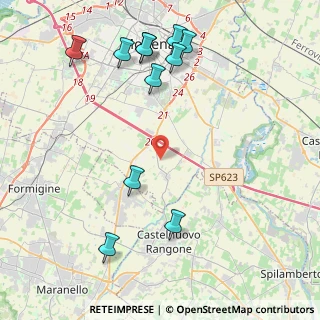 Mappa Str. Castelnuovo Rangone, 41126 Modena MO, Italia (5.09455)