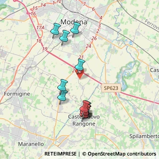 Mappa Str. Castelnuovo Rangone, 41126 Modena MO, Italia (3.93769)