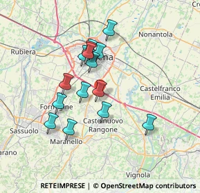 Mappa Str. Castelnuovo Rangone, 41126 Modena MO, Italia (6.09933)