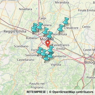 Mappa Str. Castelnuovo Rangone, 41126 Modena MO, Italia (11.15583)