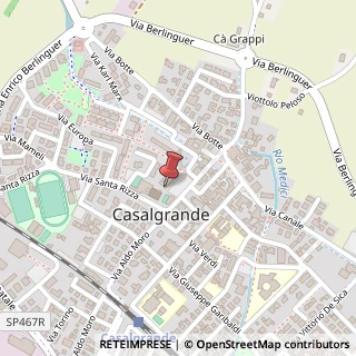 Mappa Piazza Costituzione, 1, 42013 Casalgrande, Reggio nell'Emilia (Emilia Romagna)
