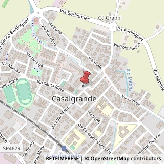 Mappa Piazza castello 1, 42019 Casalgrande, Reggio nell'Emilia (Emilia Romagna)