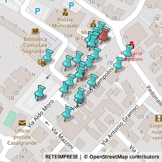 Mappa Via Camillo Prampolini, 42013 Casalgrande RE, Italia (0.0508)