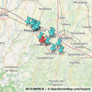 Mappa Via Camillo Prampolini, 42013 Casalgrande RE, Italia (11.72)