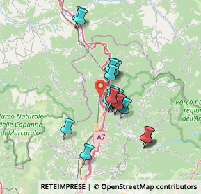 Mappa Località, 16019 Ronco Scrivia GE, Italia (5.6405)