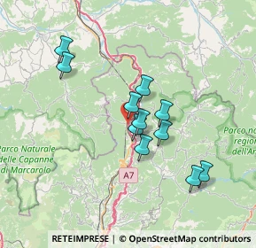 Mappa Località, 16019 Ronco Scrivia GE, Italia (5.94909)