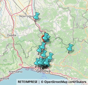 Mappa Località, 16019 Ronco Scrivia GE, Italia (14.4325)