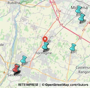 Mappa Via Niccolò Copernico, 41043 Formigine MO, Italia (5.92133)