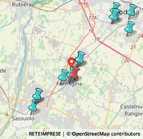 Mappa Via Niccolò Copernico, 41043 Formigine MO, Italia (4.40571)