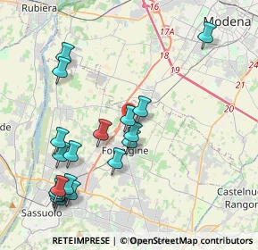 Mappa Via Niccolò Copernico, 41043 Formigine MO, Italia (4.51611)