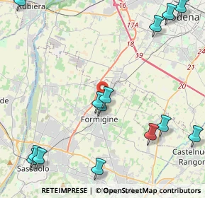 Mappa Via Niccolò Copernico, 41043 Formigine MO, Italia (6.13)