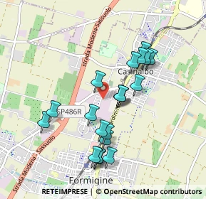 Mappa Via Niccolò Copernico, 41043 Formigine MO, Italia (0.8675)