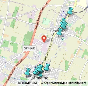 Mappa Via Niccolò Copernico, 41043 Formigine MO, Italia (1.35077)