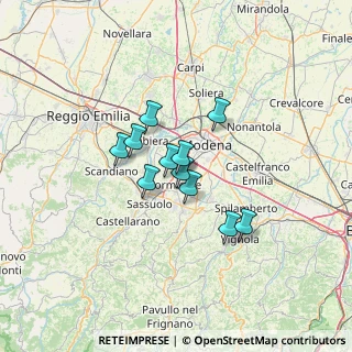 Mappa Via Niccolò Copernico, 41043 Formigine MO, Italia (8.87455)