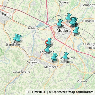 Mappa Via Niccolò Copernico, 41043 Formigine MO, Italia (9.2055)