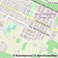 Mapa Castelfranco Emilia