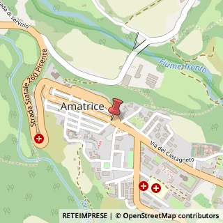 Mappa Via Variante, 59, 02012 Amatrice, Rieti (Lazio)