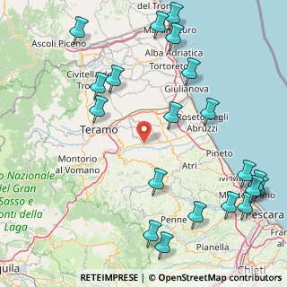 Mappa Via Nazionale, 64020 Teramo TE, Italia (23.444)