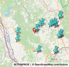 Mappa Frazione Frattuccia, 05022 Amelia TR, Italia (9.1965)