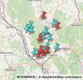 Mappa Frazione Frattuccia, 05022 Amelia TR, Italia (10.695)