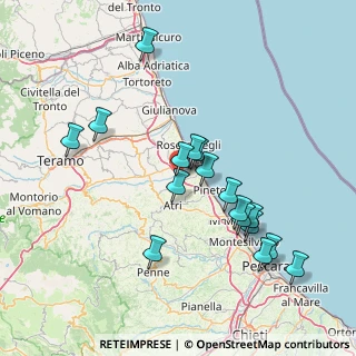 Mappa SP 27a, 64032 Atri TE, Italia (15.61471)