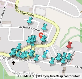 Mappa Via D. Alighieri, 01022 Bagnoregio VT, Italia (0.15172)