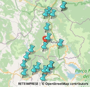 Mappa Via Salaria km 129, 02012 Amatrice RI, Italia (9.5725)