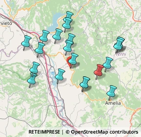 Mappa Piazza Punto Panfili, 05025 Guardea TR, Italia (7.829)