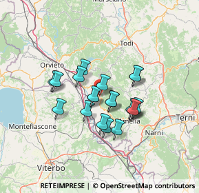 Mappa Piazza Punto Panfili, 05025 Guardea TR, Italia (10.558)