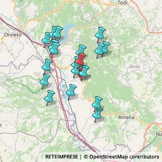 Mappa Via degli Orti, 05025 Guardea TR, Italia (6.93895)