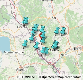 Mappa Largo Bartolomeo D'Alviano, 05025 Guardea TR, Italia (11.1005)