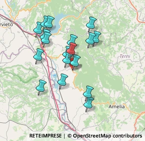 Mappa Largo Bartolomeo D'Alviano, 05025 Guardea TR, Italia (6.85444)