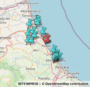 Mappa SS 16 Nord, 64025 Pineto TE (11.19)