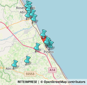 Mappa SS 16 Nord, 64025 Pineto TE (4.11538)