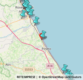 Mappa SS 16 Nord, 64025 Pineto TE (6.52133)