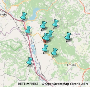 Mappa Via Vittorio Emanuele, 05025 Guardea TR, Italia (5.55769)