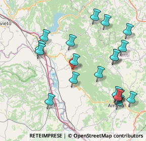 Mappa Via Vittorio Emanuele, 05025 Guardea TR, Italia (9.562)