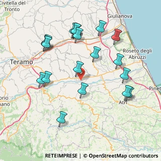 Mappa Via Tevere, 64020 Castellalto TE, Italia (8.9205)