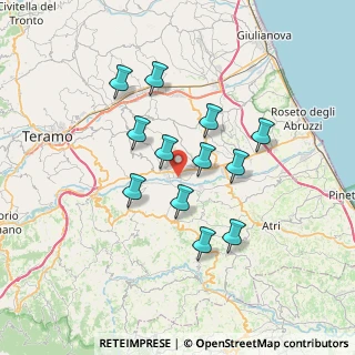 Mappa Via Tevere, 64020 Castellalto TE, Italia (6.24167)
