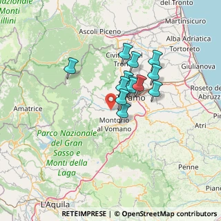 Mappa Via del Corso, 64100 Teramo TE, Italia (10.44615)