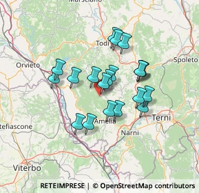 Mappa Via del Pantano, 05025 Guardea TR, Italia (11.377)